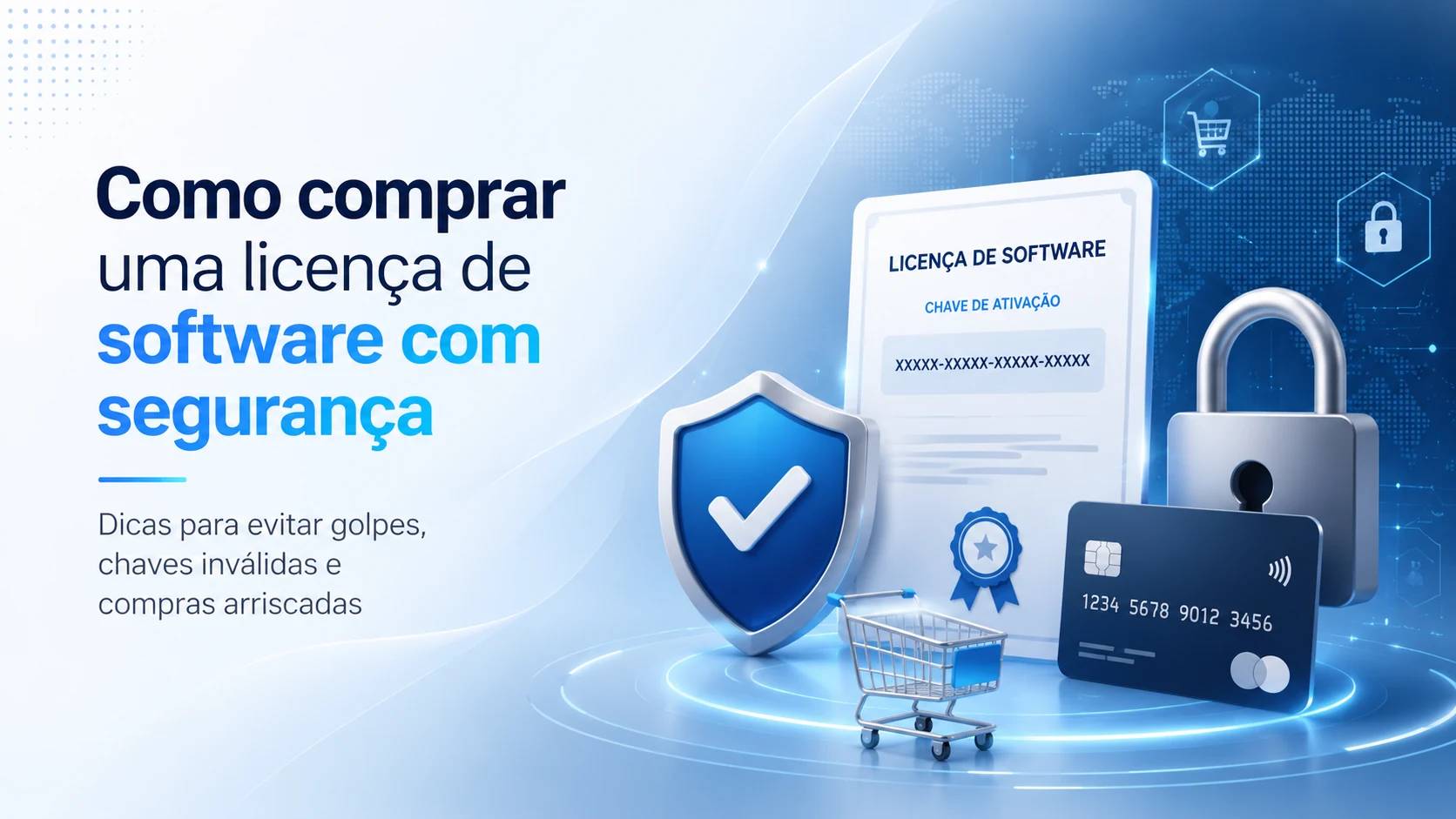 Como comprar uma licença de software com segurança